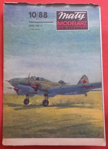 Foglio per modellismo Maly Modelarz 10/88, ILYUSHIN IL-4 (DB-3) in scala 1:50 - Foto 1 di 7