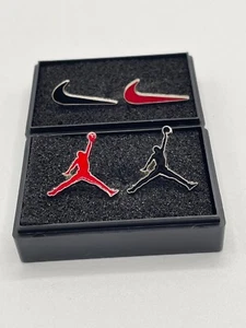 Nike Pin Air Jordan Jumpman Lapel Swoosh Сap Clothes Brooches Backpack Badge Hat - Picture 1 of 15