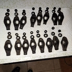FORD MUSTANG SHELBY BOSS GT MERCURY 289 302 351w ROCKER ARMS FULCRUMS NUTS 16 - Picture 1 of 5
