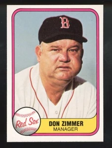 Fleer #230 1981 Don Zimmer casi nuevo o mejor - Imagen 1 de 2
