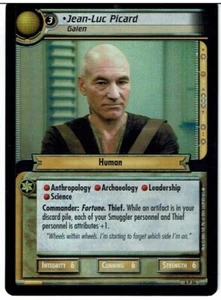 STAR TREK CCG 2E REFLECTIONS 2.0 FOIL CARD JEAN-LUC PICARD 6P56 ex - Foto 1 di 1