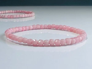 Rosa Opal Stretch Armband facettiert 5mm Top Qualität Natur Heilstein chakra - Bild 1 von 11