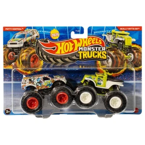 Monster Trucks 1:64 Demolition Doubles Potty Central Vs Really Gotta Go Car Toys - Picture 1 of 1