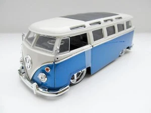 Volkswagen VW T1 Bus Samba De Jada En 1:24 Azul Blanco 91693 Original Nuevo - Imagen 1 de 3