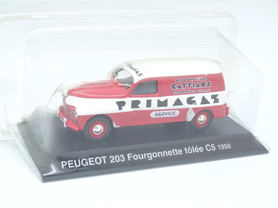 Prensa NOREV 1/43 - Furgoneta Peugeot 203 C5 Primagaz 1958 Foto 1 de 1