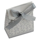 50 Silver Flower Pattern Wedding Favour Boxes (415205-77)