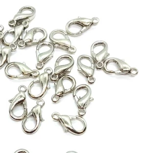 50pcs quality lobster clasps nickel & lead free 10mm, 14mm for Jewellery Making - Picture 1 of 3