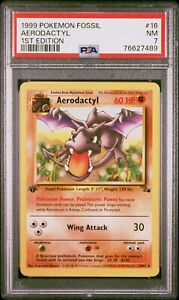 1999 Pokemon Fossil Aerodactyl #16 PSA 7