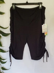 Ready To Go Womens Moisture Wicking Workout Shorts Black Sz. 3X Plus NWT - Picture 1 of 11