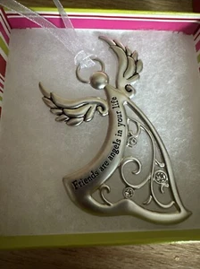 GANZ Ornament Charm Angel Friends are Angels in your Life ER25681 Christmas Box - Picture 1 of 4