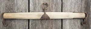 Antique Vintage Wood Evener Bar Double Tree Yoke horse Ox Western Primitive 30” - Picture 1 of 8