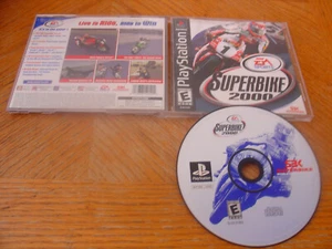 Superbike 2000 (Sony Playstation 1, 2000) PS1 etichetta nera completa testata - Foto 1 di 1