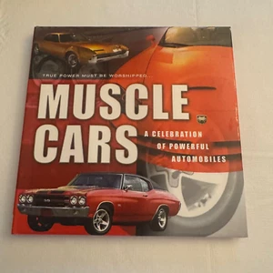 Muscles Cars A Celebration of Powerful Automobiles Hardcover Book - Picture 1 of 12