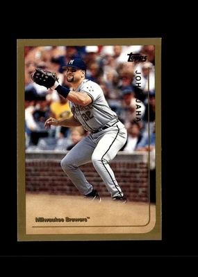 John Jaha 1999 Topps Baseball Card #307 Milwaukee Brewers - Image 1 of 2
