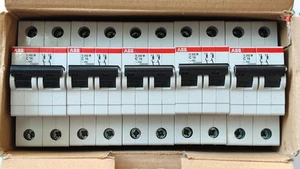 (PACK OF 5) ABB S202M-C16 2P 16A Miniature Circuit Breaker, 2CDS 272 001 R0164 - Picture 1 of 9