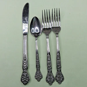 Merchandise Service Versailles Lot of 4 MSI 2 Dinner Forks 1 Knife 1 Teaspoon - Picture 1 of 6