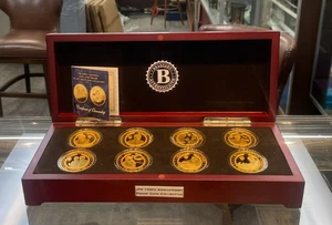 JFK 100th Anniversary Proof Coin Collection 24K Plated 2017 #2 - Bild 1 von 5