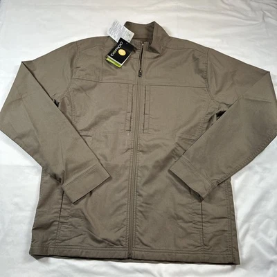 Exofficio BA Bugaway Coen Jacket Walnut Brown Insect Shield UPF 50 Medium - Image 1 of 4