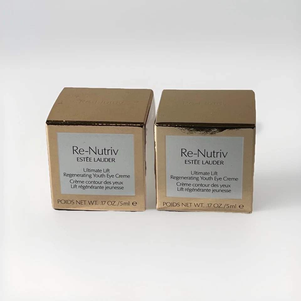 3 X Estee Lauder Re-nutriv Ultimate Lift Regenerating Youth Eye Creme 5ml 15ml