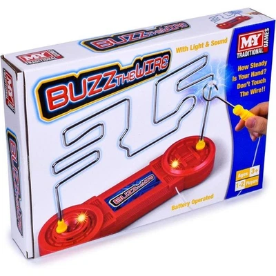 BUZZ THE WIRE GAME Traditional Family Classic Steady Hand Board Family Game  - Image 1 of 4