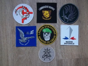 lot écussons militaire légion parachutiste commando insignes - Picture 1 of 2