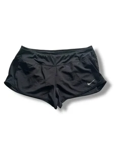Nike Dri-Fit Black Short Shorts - Ladies XL - Excellent Cond Same Day Postage - Picture 1 of 9