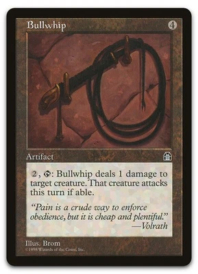 Bullwhip (LP) Stronghold STH Magic MTG - Image 1 of 2