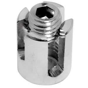 Morsetti a croce per fune metallica 2mm 3mm 4mm 5mm 6mm impugnatura filo acciaio inox A4 316 - Foto 1 di 4