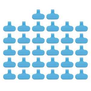 2.4 x 1.5 Inch Cable Labels, 32 Pcs Electronic Cable Identification Tag Sky Blue - Afbeelding 1 van 7