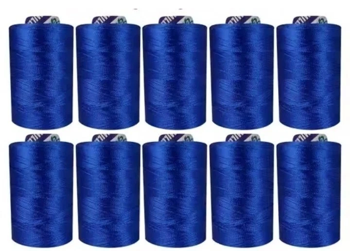 Silk Sewing Applique 15 Weight Each Thread Sampler 10 Colors - Image 1 of 4