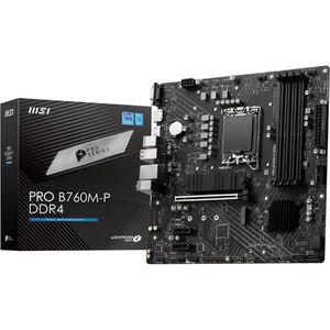 MSI PRO B760M-P DDR4 Mainboard, Unterstützt Intel 12., 13. & 14. Gen Core Prozes - Bild 1 von 10