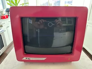 Monitor Color Atari SC1224 Vintage ROJO Piezas Reparación Modificado LEER DESCRIPCIÓN - Imagen 1 de 9