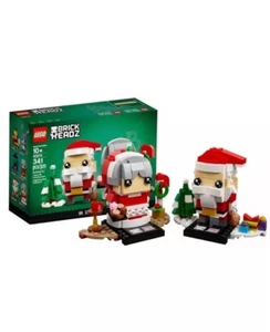 Mr & Mrs Claus Lego Brick Headz 40274 Christmas North Pole - Picture 1 of 3