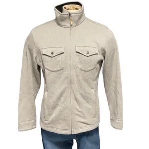 Mens Mountain Khakis Full Zip Fleece Jacket Mock Neck Pockets Size Medium - Picture 1 of 8