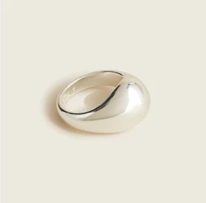 NUEVO CON ETIQUETAS J. Anillo Orbe Escultural Crew 6 Plata - Imagen 1 de 4