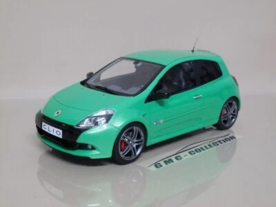 RENAULT CLiO III RS 2011 VERDE ALiEN GREEN EDiZiONE LiMiTATA OTTO-MOBiLE 1/18 - Immagine 1 di 4