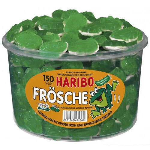 HARIBO Frösche 1050g Fruchtgummi Dose