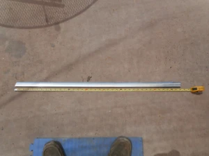Mercedes Benz W108 Right Rear Door Edge Chrome Aluminum Trim below window - Foto 1 di 12
