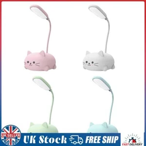 USB Book Light Kids Gifts Cute Cat Eye Protection Lamp 400mAh for Bedroom Office - Picture 1 of 10