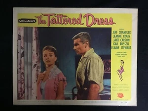 💎11 X 14 LOBBY CARD THE TATTERED DRESS JEFF CHANDLER JEANNE CRAIN 💎 - Bild 1 von 1