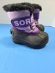 Sorel Snow Commander Waterproof Winter Boots Infant/Toddler Size 6 - Picture 1 of 6