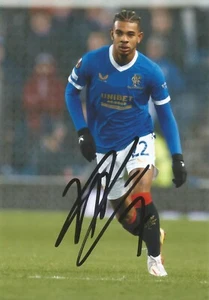 RANGERS: JUNINHO BACUNA SIGNED 6x4 ACTION PHOTO+COA - Picture 1 of 1