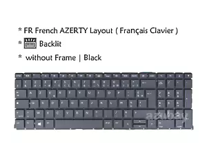 Clavier FR Français para HP Probook 450 G8 G9 G10, 455 G8 G9 G10, 650 G8 retroiluminado - Imagen 1 de 6