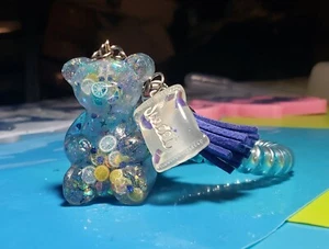 Schlüsselanhänger Gummibärchen dunkelblau Zitrus leuchten im Dunkelblau - Bild 1 von 3