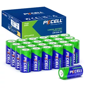 24x CR123A 16340 CR17345 123A 1500mAh 3V Lithium Batteries for Camera Calculator - Picture 1 of 7