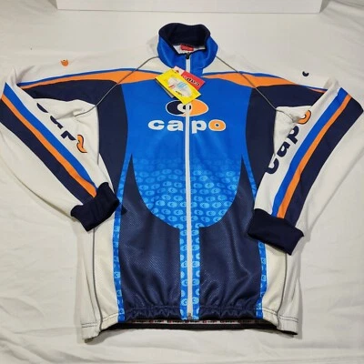 Capo Forma Women's Cycling Thermal Jacket Windproof Waterproof Large Made ITALY - Image 1 of 4