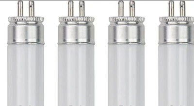 🤡💡PHILIPS / GE  4 pcs F6T5cw  8-1/4  Inch 6w  Mini Bi 2-Pin  41k cool white - Image 1 of 3