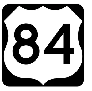Pegatina de la ruta 84 de EE. UU. R1944 señal de carretera señal de tráfico - Imagen 1 de 1