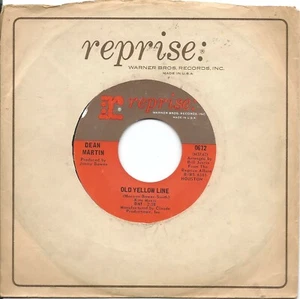 DEAN MARTIN * 45 * Old Yellow Line * 1960's * Near MINT * USA ORIGINAL REPRISE - Picture 1 of 2