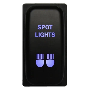 Push switch SPOT LIGHTS M123B 12V 3A LED blue for Mitsubishi Outlander Endeavor - Picture 1 of 1
